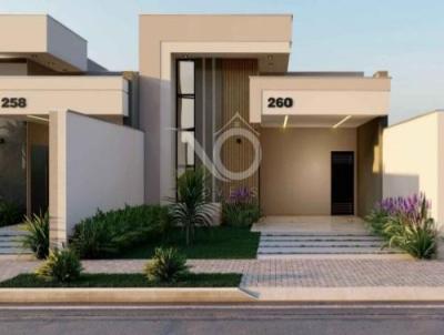 Casa Nova para Venda, em Tr�s Lagoas, bairro Jd das Oliveiras, 3 dormit�rios, 2 banheiros, 1 su�te, 2 vagas